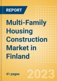Multi-Family Housing Construction Market in Finland - Market Size and Forecasts to 2026 (including New Construction, Repair and Maintenance, Refurbishment and Demolition and Materials, Equipment and Services costs)- Product Image