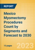 Mexico Myomectomy Procedures Count by Segments (Robotic Myomectomy Procedures and Non-Robotic Myomectomy Procedures) and Forecast to 2030- Product Image