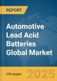 Automotive Lead Acid Batteries Global Market Report 2024- Product Image