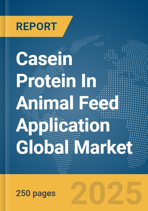 Casein Protein in Animal Feed Application Global Market Report 2024