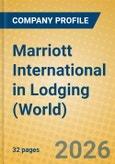 Marriott International in Lodging (World)- Product Image