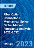 Fiber Optic Connector & Mechanical Splice Global Market Forecast & Analysis 2022-2032- Product Image