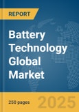 Battery Technology Global Market Report 2024- Product Image