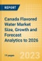 Canada Flavored Water Market Size, Growth and Forecast Analytics to 2026 - Product Image
