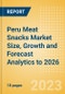 Peru Meat Snacks Market Size, Growth and Forecast Analytics to 2026 - Product Image