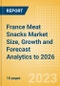 France Meat Snacks Market Size, Growth and Forecast Analytics to 2026 - Product Image