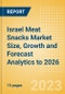 Israel Meat Snacks Market Size, Growth and Forecast Analytics to 2026 - Product Image