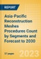 Asia-Pacific Reconstruction Meshes Procedures Count by Segments and Forecast to 2030 - Product Image