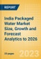 India Packaged Water Market Size, Growth and Forecast Analytics to 2026 - Product Thumbnail Image