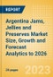 Argentina Jams, Jellies and Preserves Market Size, Growth and Forecast Analytics to 2026 - Product Image