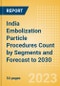 India Embolization Particle Procedures Count by Segments and Forecast to 2030 - Product Thumbnail Image
