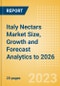 Italy Nectars Market Size, Growth and Forecast Analytics to 2026 - Product Image
