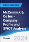 McCormick & Co Inc - Company Profile and SWOT Analysis - Product Thumbnail Image
