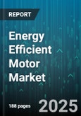 Energy Efficient Motor Market by Efficiency Standard (IE1 (Standard Efficiency), IE2 (High Efficiency), IE3 (Premium Efficiency)), Type (AC Motors, DC Motors), Output Rating, Installation, Application, End-User - Global Forecast 2025-2030- Product Image