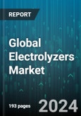 Global Electrolyzers Market by Type (Alkaline Electrolyzers, Proton Exchange Membrane Electrolyzers, Solid Oxide Electrolyzers), Component (Electrolyzer Cell Stacks, Power Supply, Pumps), Scope of Supply, Application - Forecast 2023-2030- Product Image