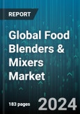 Global Food Blenders & Mixers Market by Type (Double Cone Food Blender, High Shear Mixer, Planetary Mixer), Product (Corded, Cordless), Technology, Distribution Channel, Application, End-User - Forecast 2024-2030- Product Image