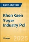 Khon Kaen Sugar Industry Pcl (KSL) - Financial and Strategic SWOT Analysis Review - Product Thumbnail Image