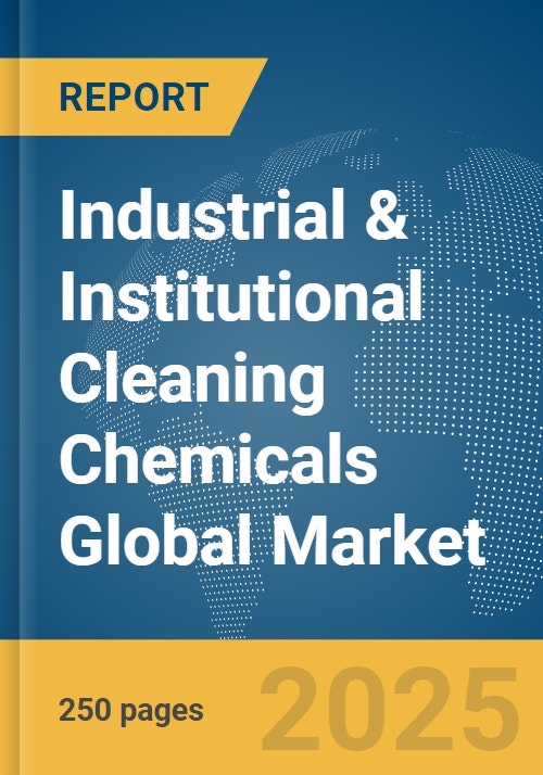 Industrial & Institutional Cleaning Chemicals Global Market Report 2024