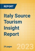 Italy Source Tourism Insight Report Including International Departures, Domestic Trips, Key Destinations, Trends, Tourist Profiles, Analysis of Consumer Survey Responses, Spend Analysis, Risks and Future Opportunities, 2023 Update- Product Image
