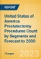United States of America (USA) Prostatectomy Procedures Count by Segments (Robotic Prostatectomy Procedures and Non-Robotic Prostatectomy Procedures) and Forecast to 2030 - Product Image