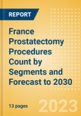 France Prostatectomy Procedures Count by Segments (Robotic Prostatectomy Procedures and Non-Robotic Prostatectomy Procedures) and Forecast to 2030- Product Image