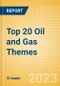 Top 20 Oil and Gas Themes - Thematic Intelligence - Product Image