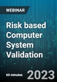 Risk based Computer System Validation - Webinar (Recorded)- Product Image