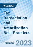 Tax Depreciation and Amortization Best Practices - Webinar (Recorded)- Product Image