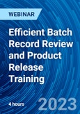 Efficient Batch Record Review and Product Release Training - Webinar (Recorded)- Product Image