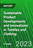 Sustainable Product Developments and Innovations in Textiles and Clothing- Product Image