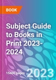 Subject Guide to Books in Print 2023-2024- Product Image