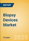 Biopsy Devices Market Size by Segments, Share, Regulatory, Reimbursement, Procedures and Forecast to 2033- Product Image