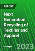 Next Generation Recycling of Textiles and Apparel- Product Image