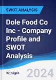 Dole Food Co Inc - Company Profile and SWOT Analysis- Product Image