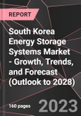South Korea Energy Storage Systems Market - Growth, Trends, and Forecast (Outlook to 2028)- Product Image