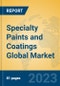 Specialty Paints and Coatings Global Market Insights 2023, Analysis and Forecast to 2028, by Manufacturers, Regions, Technology, Product Type - Product Image