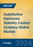 Automotive Electronic Stability Control Systems Global Market Insights 2024, Analysis and Forecast to 2029, by Manufacturers, Regions, Technology, Application, Product Type- Product Image
