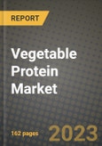 Vegetable Protein Market Size & Market Share Data, Latest Trend Analysis and Future Growth Intelligence Report - Forecast by Source, by Form, by Application, Analysis and Outlook from 2023 to 2030- Product Image