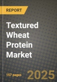 Textured Wheat Protein Market Size & Market Share Data, Latest Trend Analysis and Future Growth Intelligence Report - Forecast by Source, by Form, by Application, Analysis and Outlook from 2023 to 2030- Product Image