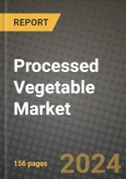 Processed Vegetable Market: Industry Size, Share, Competition, Trends, Growth Opportunities and Forecasts by Region - Insights and Outlook by Product, 2024 to 2031- Product Image