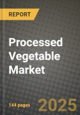 Processed Vegetable Market: Industry Size, Share, Competition, Trends, Growth Opportunities and Forecasts by Region - Insights and Outlook by Product, 2024 to 2031- Product Image