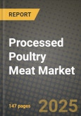 Processed Poultry Meat Market Size & Market Share Data, Latest Trend Analysis and Future Growth Intelligence Report - Forecast by Types of Poultry, by Product Type, by End User, Analysis and Outlook from 2023 to 2030- Product Image