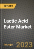 Lactic Acid Ester Market Size & Market Share Data, Latest Trend Analysis and Future Growth Intelligence Report - Forecast by Type, by Application, Analysis and Outlook from 2023 to 2030- Product Image
