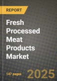 Fresh Processed Meat Products Market Size & Market Share Data, Latest Trend Analysis and Future Growth Intelligence Report - Forecast by Type, by End User, by Distribution Channel, Analysis and Outlook from 2023 to 2030- Product Image