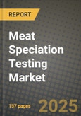 Meat Speciation Testing Market: Industry Size, Share, Competition, Trends, Growth Opportunities and Forecasts by Region - Insights and Outlook by Product, 2024 to 2031- Product Image