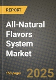 All-Natural Flavors System Market Size & Market Share Data, Latest Trend Analysis and Future Growth Intelligence Report - Forecast by Source, by End Use, by Extraction Method, Analysis and Outlook from 2023 to 2030- Product Image