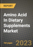Amino Acid In Dietary Supplements Market Size & Market Share Data, Latest Trend Analysis and Future Growth Intelligence Report - Forecast by Type, by Form, by Distribution Channel, by End User, by Application, Analysis and Outlook from 2023 to 2030- Product Image