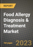 Food Allergy Diagnosis & Treatment Market Size & Market Share Data, Latest Trend Analysis and Future Growth Intelligence Report - Forecast by Food Source, by Diagnosis, by Treatment, by End User, Analysis and Outlook from 2023 to 2030- Product Image