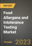 Food Allergens and Intolerance Testing Market Size & Market Share Data, Latest Trend Analysis and Future Growth Intelligence Report - Forecast by Methods, by Clinical Test, by Source of Food, by Ingredient Testing Type, by End-Users, Analysis and Outlook from 2023 to 2030- Product Image