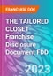 THE TAILORED CLOSET Franchise Disclosure Document FDD - Product Thumbnail Image